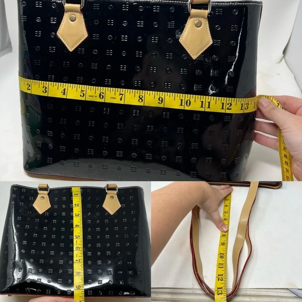 Arcadia Patent Leather Tote Bag